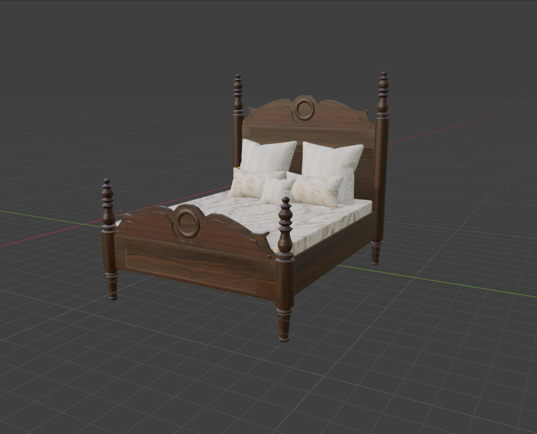Realistic Victorian Bed